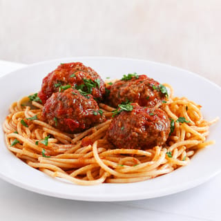 Homemade Meatballs & Pasta